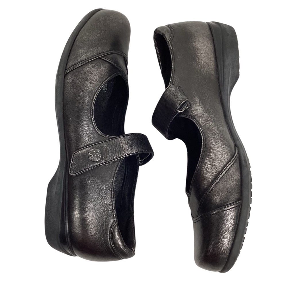 NWOT ABEO Abby Leather Mary Jane Shoe Black - Picture 4 of 13